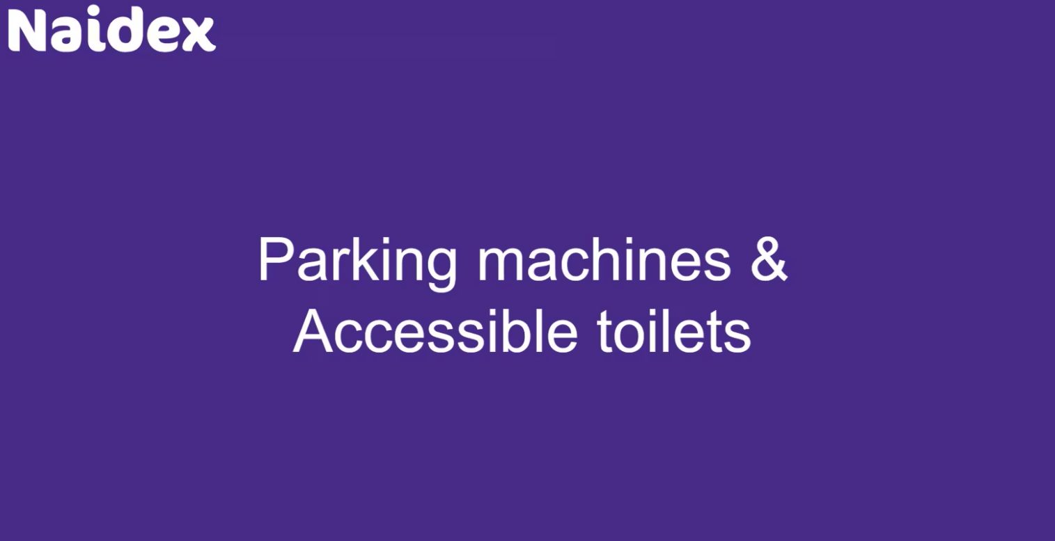 Parking machines & Accessible toilets