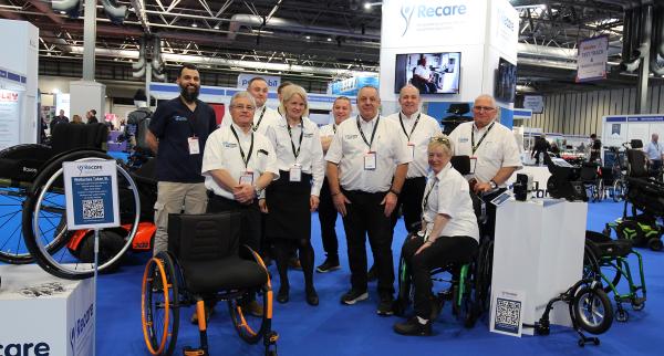 Recare to showcase unsurpassed specialist wheelchair and seating services at Naidex